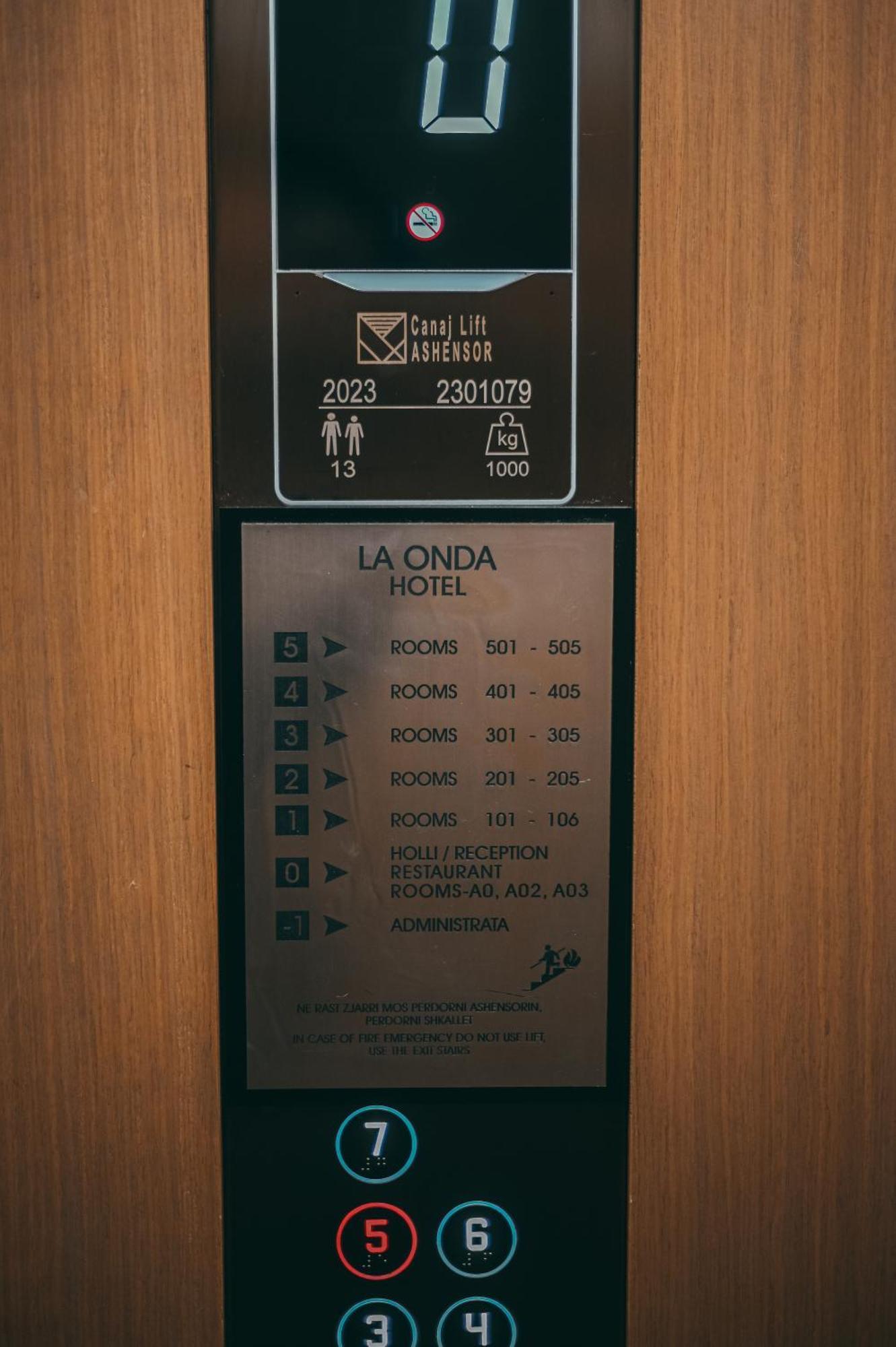 La Onda Hotel Durrës Eksteriør bilde